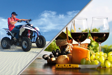 quadbiking & winetasting